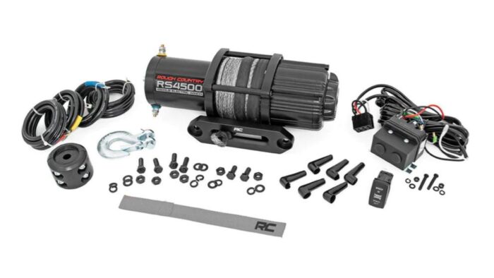 6000 LB. UTV/ATV WINCH (WITH WIRELESS REMOTE & SYNTHETIC ROPE)